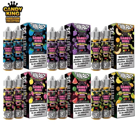 Bubblegum Collection E-Juice 120ml Twin Pack By Candy King